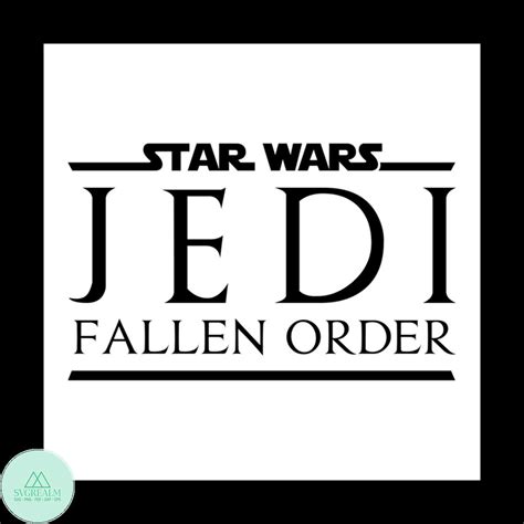 Star Wars Game Jedi Fallen Order Logo svg - Inspire Uplift