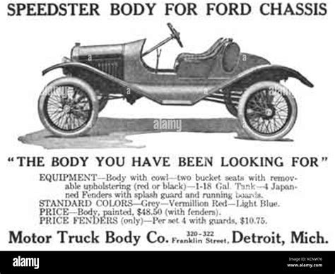 Ford Model T Speedster Blueprints