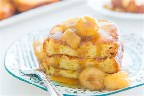 Bananas Foster French Toast Recipe - Fifteen Spatulas