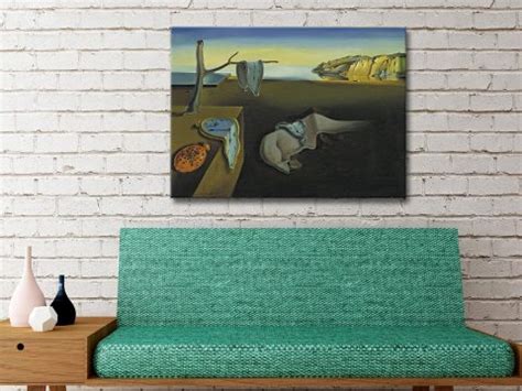 Persistence Of Memory Salvador Dali Stretched Canvas Print