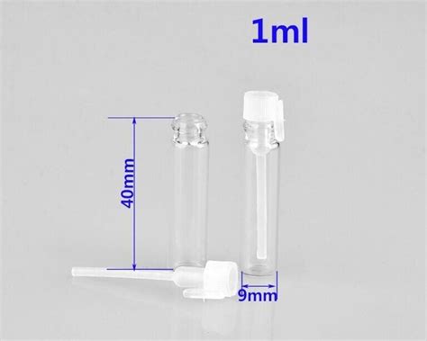 Ml Cc Mini Glass Perfume Vials Ml Glass Bottle Parfum Sample Vial