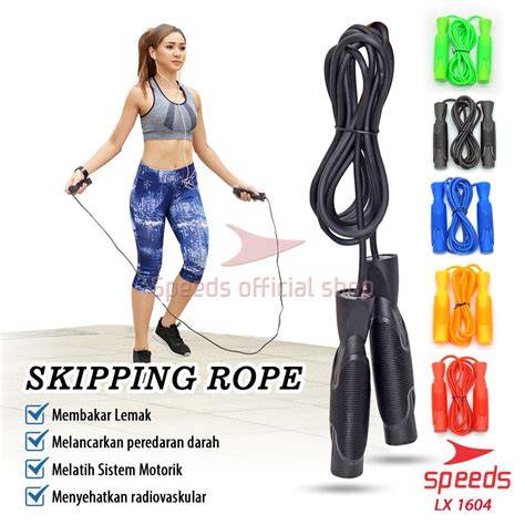 Jual SPEEDS Skipping Rope Tali Loncat Jump Rope Alat Olahraga 021 1604