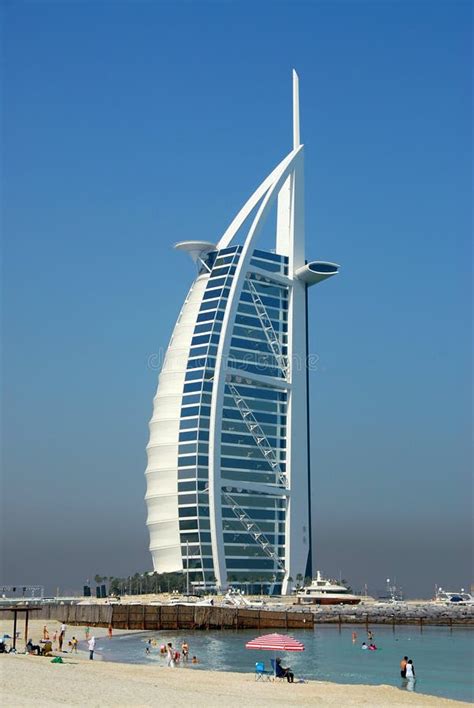 Dubai sail hotel stock image. Image of modern, reflection - 20067395