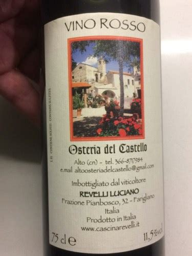 Revelli Luciano Osteria Del Castell Rosso Vivino Us