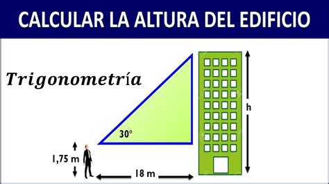 Como Calcular La Altura De Un Edificio Trigonometria Calcular Altura