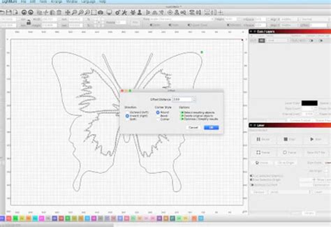 How To Import And Edit Designs Using Laser Cutter Software Lightburn Omtech Laser