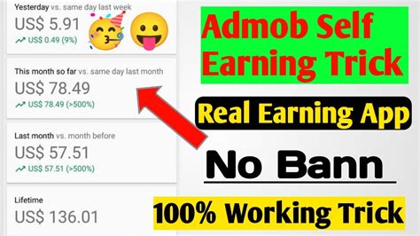 Make Money Admob Self Clicking App Admob New Self Click Trick Earn