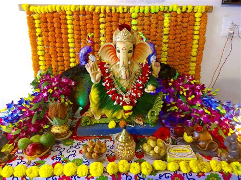 Eco friendly bappa decoration | Ganapati Bappa Morya