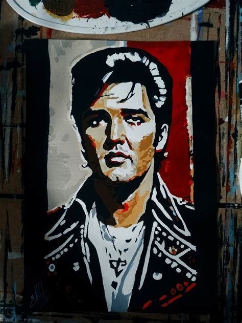 Elvis Painting By Catherine C Saatchi Art