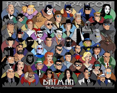 Batman The Animated Series Wallpaper All Characters