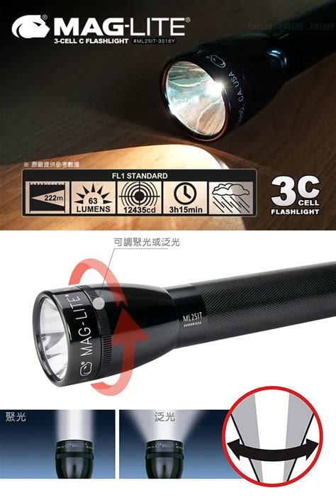 Mag Lite Xenon Flashlight Ml It Y