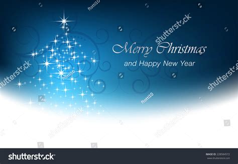 Christmas Background Wallpaper Christmas Tree Stars Stock Vector ...