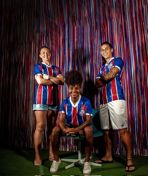 Nova Camisa Listrada Do Ec Bahia 2023 2024 Esquadrão Mdf