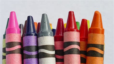 Colourful Wax Crayons Free Stock Photo Public Domain Pictures