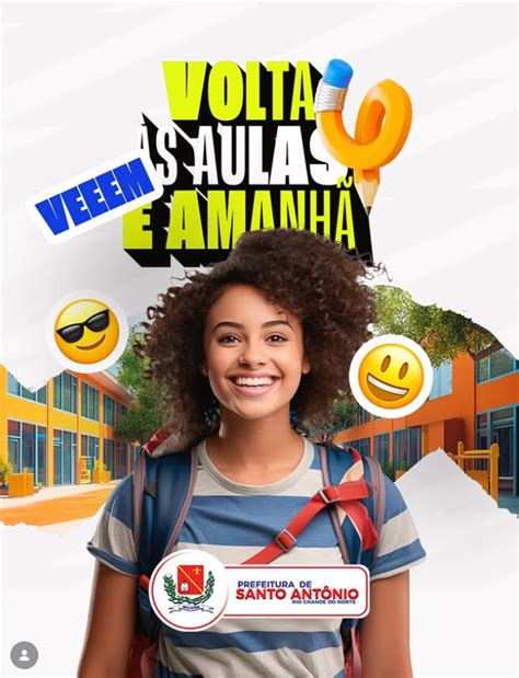 Vai Ter Aulas Amanhã - Prefeitura de Santo Antônio – VOLTA ÀS AULAS É AMANHÃ!