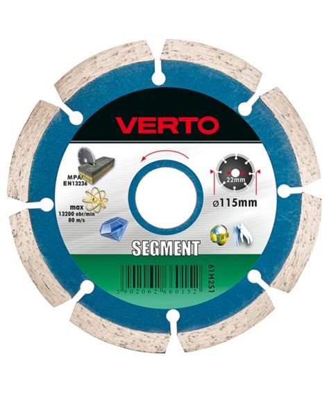 Tarcza Diamentowa X Mm Segmentowa Verto Bricomarche Pl