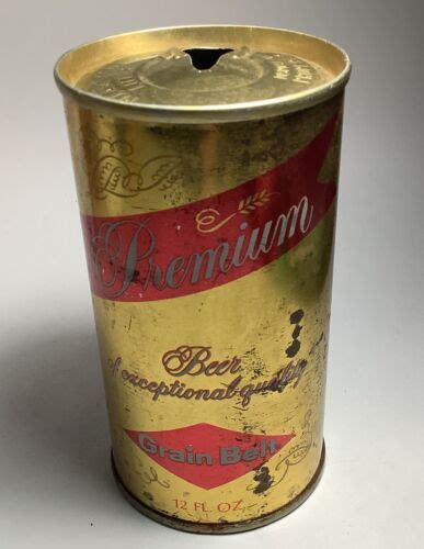 Vintage Grain Belt Premium Beer 12oz Can Straight Steel Minneapolis Mn