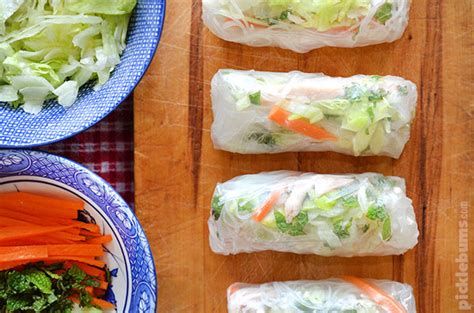 Easy Rice Paper Rolls With Leftovers Picklebums