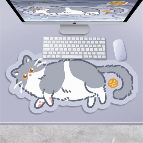 Игровой коврик для мыши Большой коврик для мыши Cat Gaming Mouse Pad