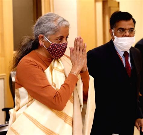 Fm Nirmala Sitharaman During The Pre Budget Meeting