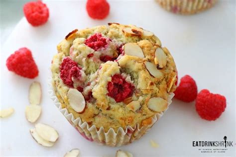 Vegan Raspberry Almond Muffins Labeless Nutrition