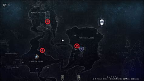 Destiny 2 Lost Sectors Map