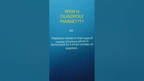 What Is Oligopoly Market Economics Class 12 Chapter 2 Youtube