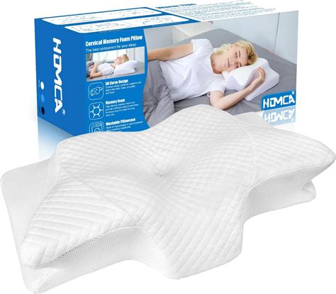 Homca Almohada Cervical En Almohada Ergon Mico Espuma De Memoria