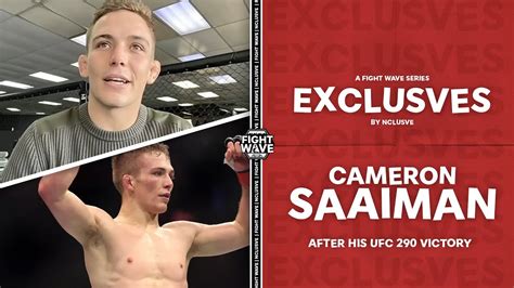 Cameron Saaiman Is The Future Of South African Mma Exclusve Interview