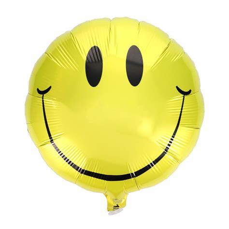 Smiley Face Foil Balloons 18