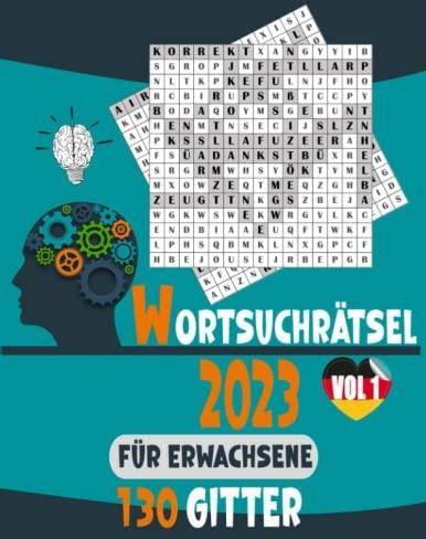 Wortsuchrätsel für Erwachsene 2023 vol 1 Wortsuchheft 2000