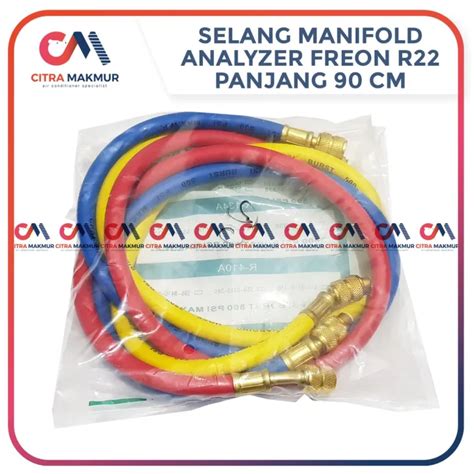 Selang Manifold Cm Set Pengisian Freon R Manifol R Analyzer