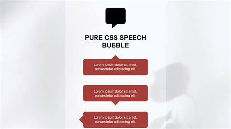 Speech Bubbles With Css