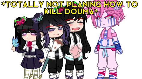 👿lambada😤 Demon Slayer Gacha Club☘️kocho Sisters Akaza And Douma Youtube