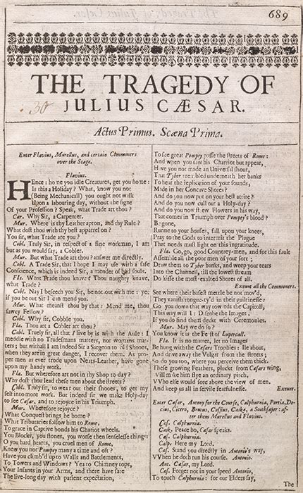 Portada De Julius Caesar Play