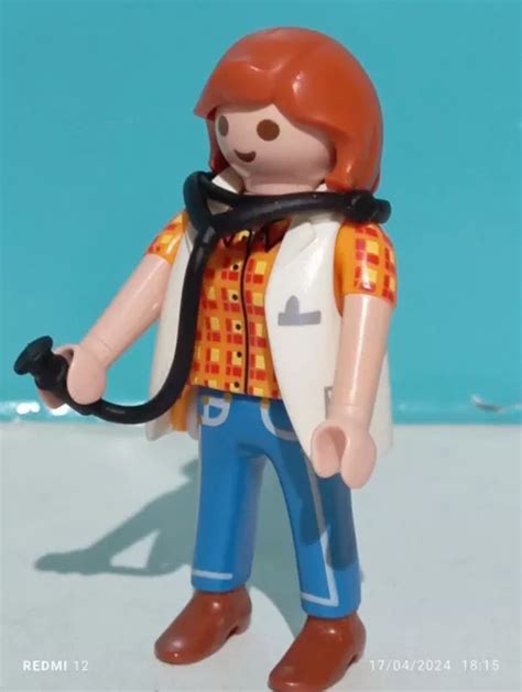 FIGURINE PLAYMOBIL MÉDECIN Infirmière Médicale Hôpital Ambulance