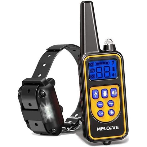 KE15858 Collier de Dressage pour Chiens Rechargeable et IP67 Étanche