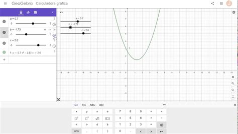 Geogebra Dibujar Modificar Y Compartir Una Funci N Youtube