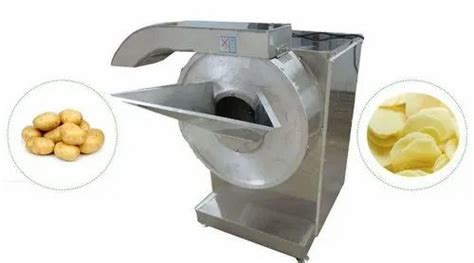 Semi Automatic Stainless Steel Potato Slicer Machine 1 Hp Standard At