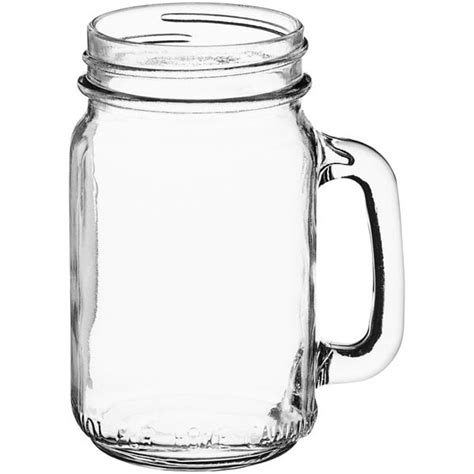 Acopa 16 Oz Mason Candle Jar With Handle 12 Case