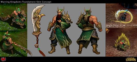 Warring Kingdoms Tryndamere Skin Concept By Yideth On Deviantart