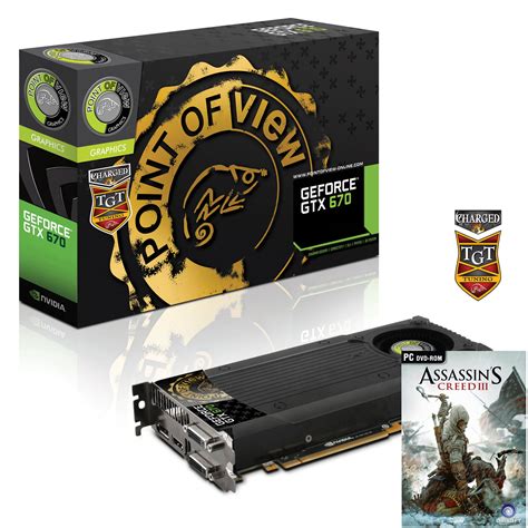 Point Of View 2gb Geforce Gtx 670 Charged Nvidia Graphics Card Ln45121 Tgt 670 A1 2 C Scan Uk