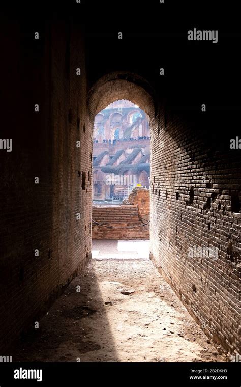 Colosseum view from inside Stock Photo - Alamy