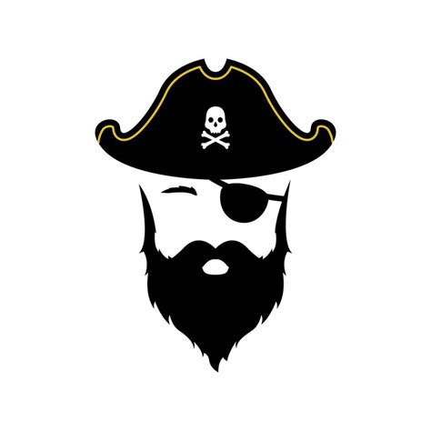 Pirate Man Icon Isolated On White Background 14912007 Vector Art At