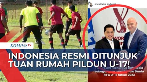 Ketum Pssi Erick Thohir Umumkan Indonesia Resmi Ditunjuk Sebagai Tuan