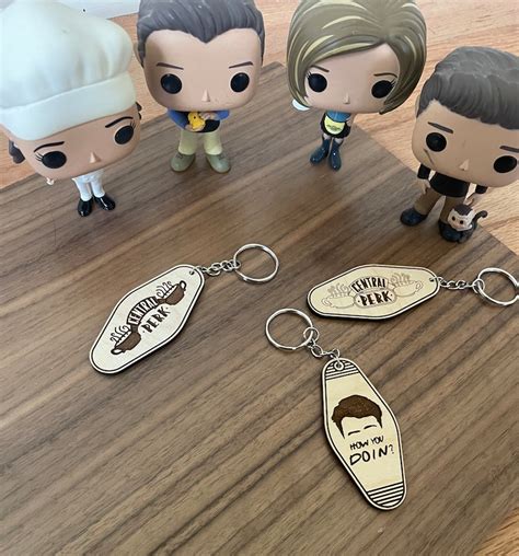 Friends Tv Show Inspired Keychains Friends Tv Show Ts Chandler