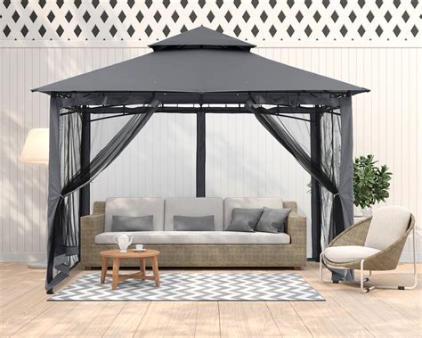 Abccanopy 9x9 Outdoor Waterproof Gazebo With Mosquito Netting And