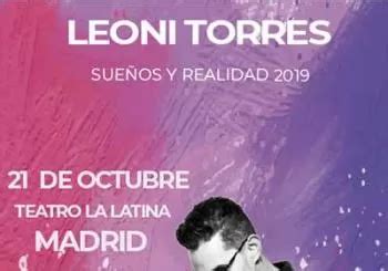 Leoni Torres Fechas De Gira Leoni Torres Entradas Y Conciertos