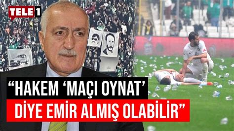 Eski İçişleri Bakanı Sadettin Tantan dan Bursaspor Amedspor maçındaki