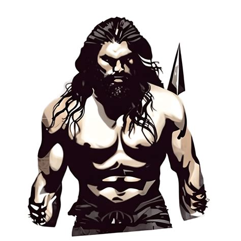 Jason Momoa Warrior Graphic · Creative Fabrica